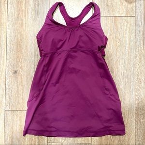Lululemon Workout Tank with built in sports bra size 4